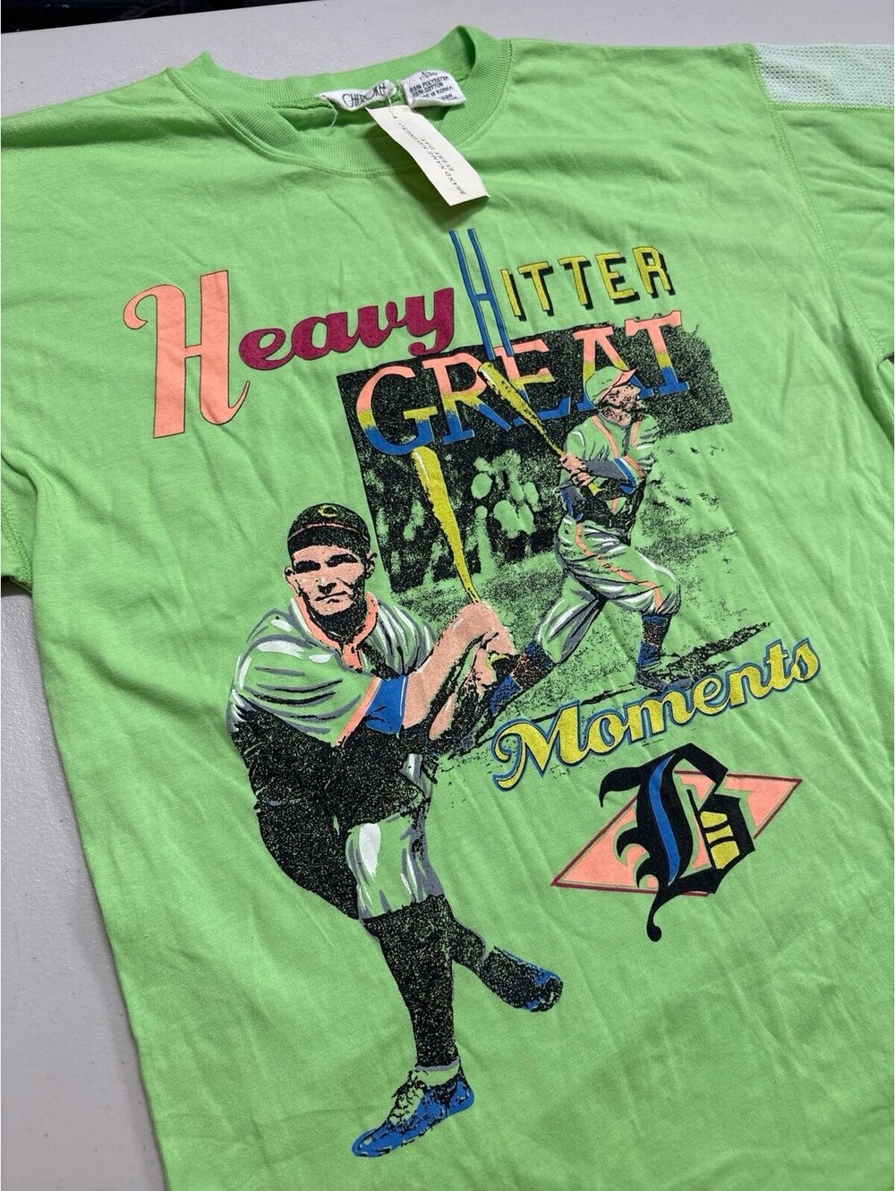 Vintage 90s Cherokee NWT Deadstock Baseball Graphic T-Shirt Kids XL 18/20